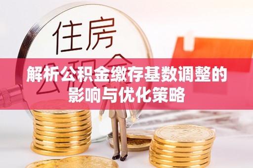 龙潭解析公积金缴存基数调整的影响与优化策略