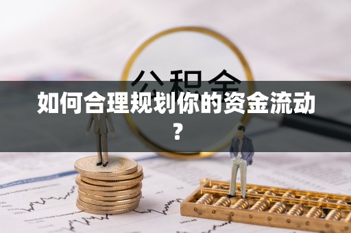 龙潭如何合理规划你的资金流动？