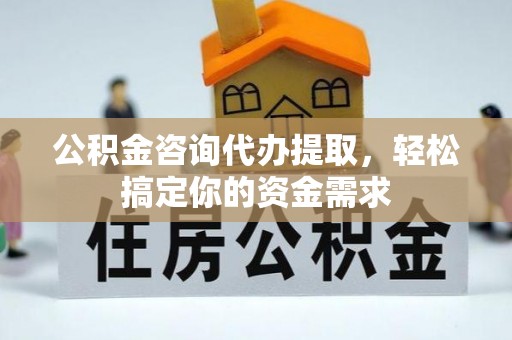 龙潭公积金咨询代办提取，轻松搞定你的资金需求
