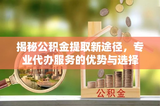 龙潭揭秘公积金提取新途径，专业代办服务的优势与选择