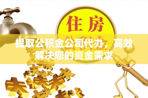 龙潭提取公积金公司代办，高效解决您的资金需求