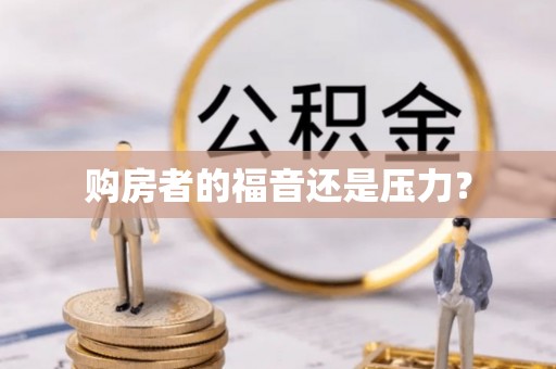 龙潭购房者的福音还是压力？