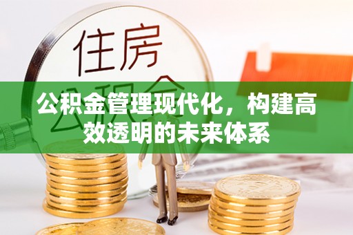 龙潭公积金管理现代化，构建高效透明的未来体系