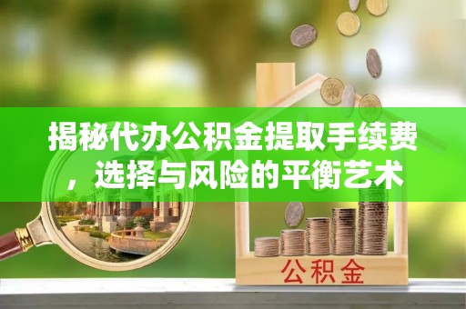 龙潭揭秘代办公积金提取手续费，选择与风险的平衡艺术