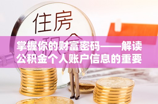 龙潭掌握你的财富密码——解读公积金个人账户信息的重要性