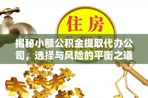 龙潭揭秘小额公积金提取代办公司，选择与风险的平衡之道