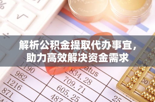 龙潭解析公积金提取代办事宜，助力高效解决资金需求