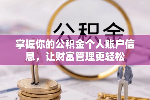 龙潭掌握你的公积金个人账户信息，让财富管理更轻松
