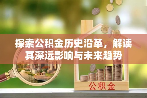 龙潭探索公积金历史沿革，解读其深远影响与未来趋势