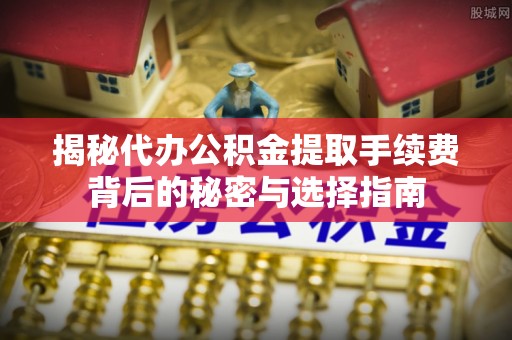 龙潭揭秘代办公积金提取手续费背后的秘密与选择指南