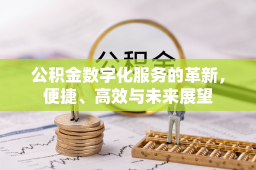 龙潭公积金数字化服务的革新，便捷、高效与未来展望
