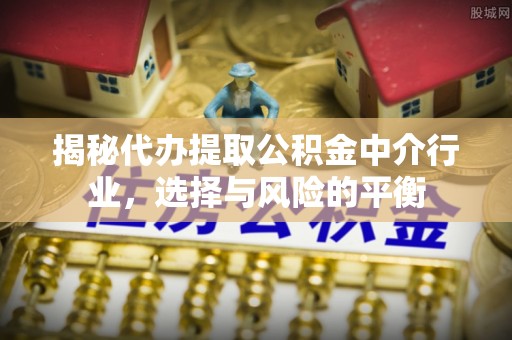 龙潭揭秘代办提取公积金中介行业，选择与风险的平衡