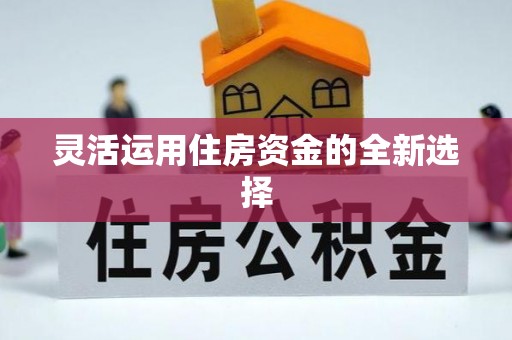 龙潭灵活运用住房资金的全新选择