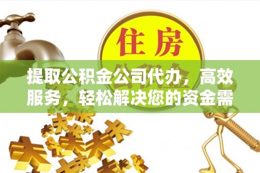 龙潭提取公积金公司代办，高效服务，轻松解决您的资金需求
